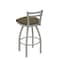 Holland Bar Stool Co 30" Low Back Swivel Bar Stool, Nickel Finish, Graph Cork Seat 41130AN017 - alternate 2